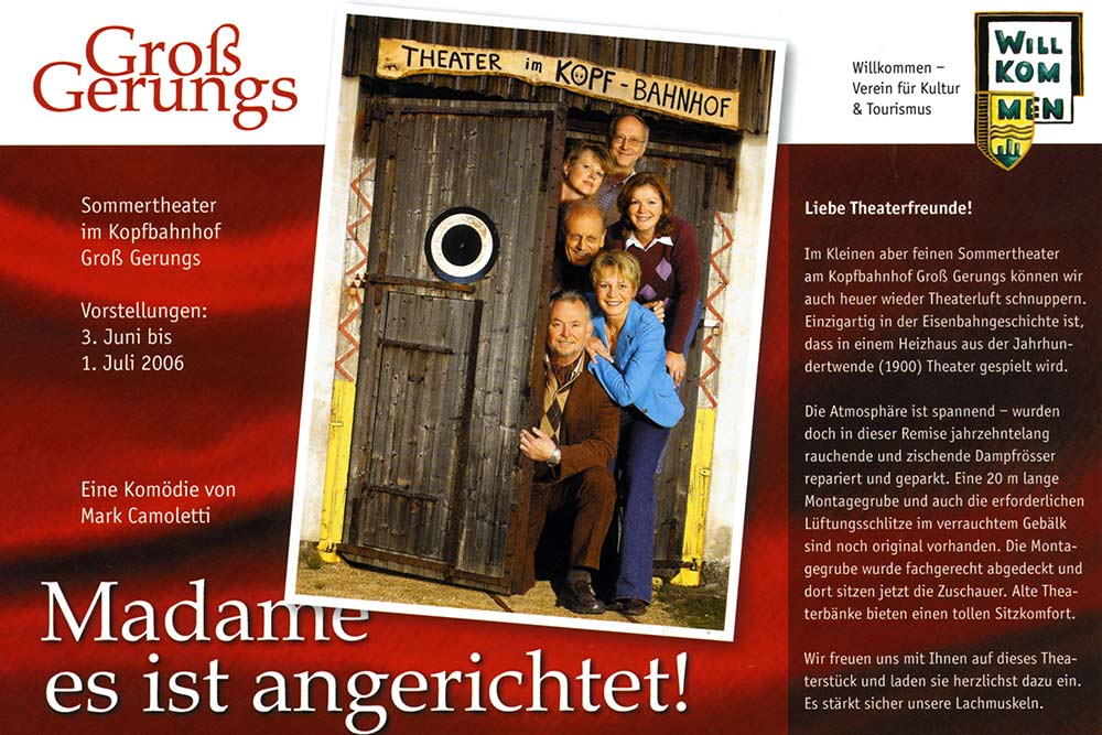 Theater 2006 Madame, es ist angerichtet