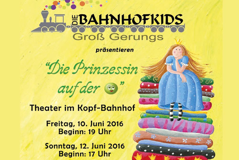 Bahnhofkids Die Prinzessin auf der Erbse 2016 Cover