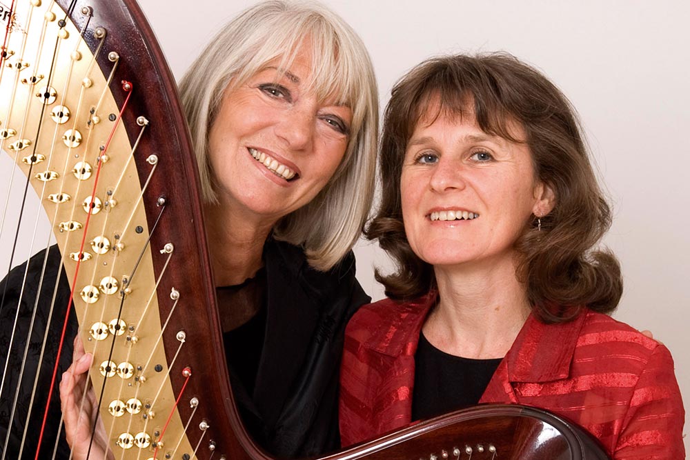 Erika Pluhar & Monika Stadler_Literatur und Harfe Pressefoto