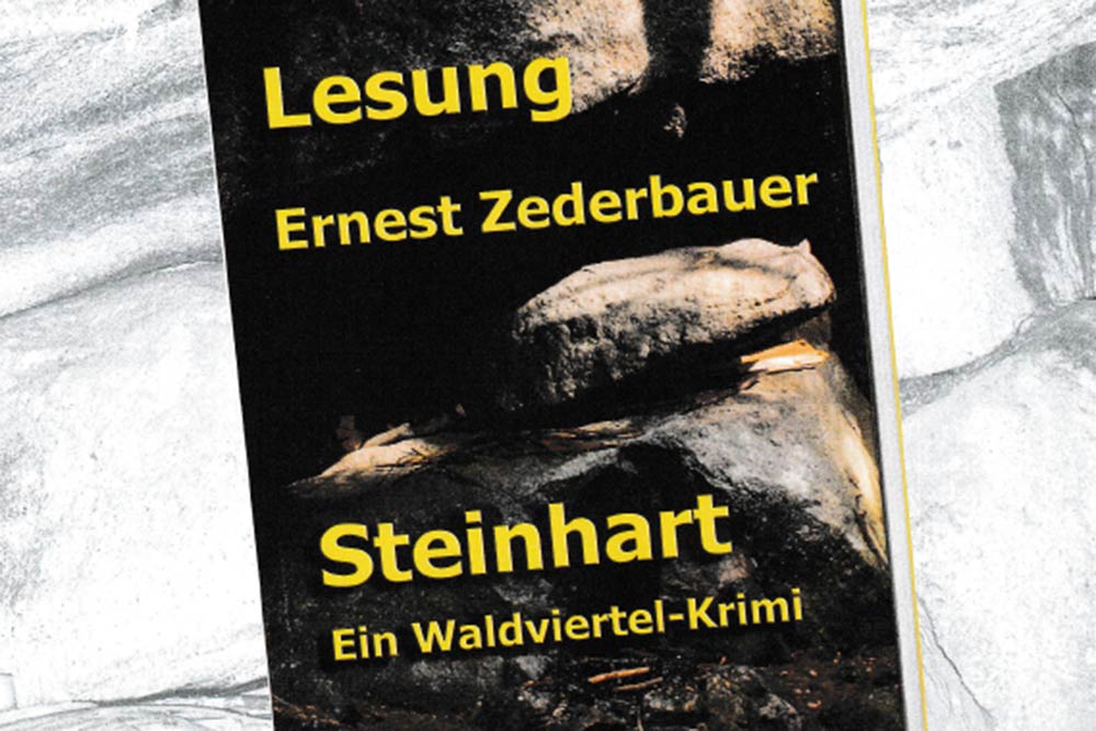 Ernest Zederbauer - Lesung aus Krimi Steinhart
