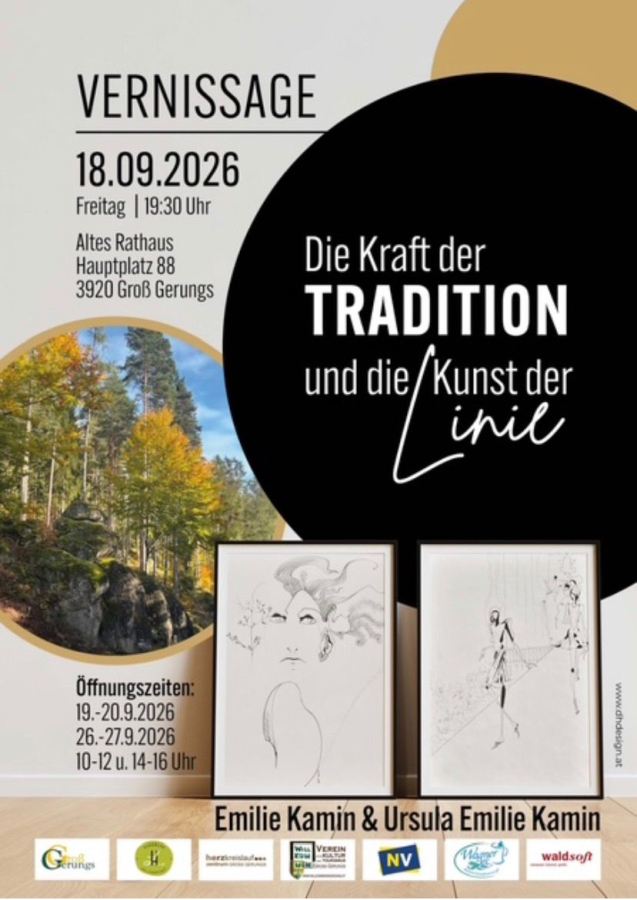 Ausstellung "Die Kraft der Tradition und die Kunst der Linie"